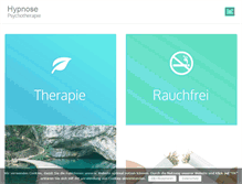 Tablet Screenshot of hypnose-therapie.at